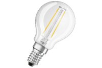 OSRAM LED Tropfen E14 1,5W 136lm klar