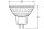 OSRAM LED Reflektorlampe MR16 3,8W GU5,3 345lm 12V 2.700K 36°