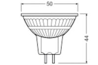 OSRAM LED Reflektorlampe MR16 6,5W GU5,3 612lm 12V 2.700K 36°