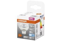 OSRAM LED Reflektorlampe MR16 6,5W GU5,3 612lm 12V 4.000K...