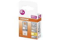 OSRAM LED Stift 1,9W G9 200lm 2.700K klar 2er