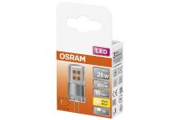 OSRAM LED Stift 2,6W G4 300lm 12V 2.700K klar