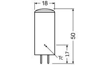 OSRAM LED Stift 4W GY6,35 470lm 12V 2.700K klar