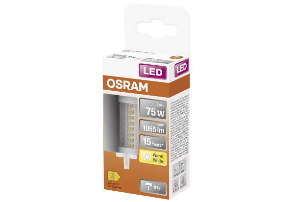 OSRAM LED Stab 8W R7S 1.055lm 78mm 2.700K