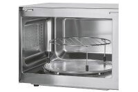 SEVERIN MW 7751 Mikrowelle mit Grillfunktion, LED, 20 Liter Edelstahl