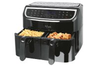Hâws Heißluftfritteuse Doppelkammer 2x 4,5l 2400Watt schwarz