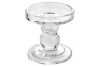 SANDRA RICH Kerzenhalter Dual klar H8,5cm Ø8,5cm
