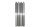 WIEDEMANN Spitzkerze 25x2,3cm grau silbergrau 4er Pack