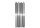 WIEDEMANN Spitzkerze 25x2,3cm grau silbergrau 4er Pack