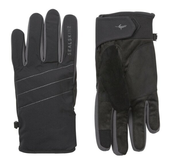 Handschuhe SealSkinz Lyng schwarz/grau, Gr.M