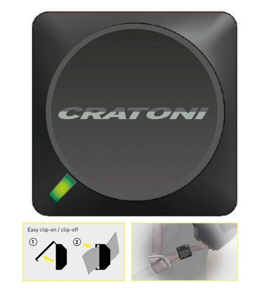 Crash Sensor Cratoni C-Safe passend f. jeden Cratoni Helm