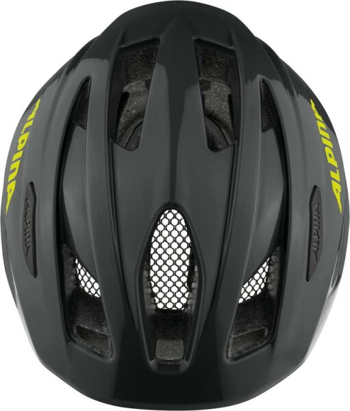 Fahrradhelm Alpina Pico Flash neonschwarz glänzend, Gr.50-55
