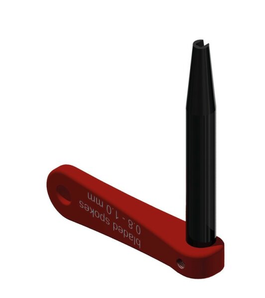 Speichenhalter DT Swiss bladed rot, 0,8-1,0 mm, TTSXXXXR23005S