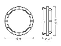 OSRAM Adapter "LEDriving" Zubehör für LE LEDriving CAP 06 (ermöglicht die Installation der H7-LED)