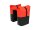NEW LOOXS Doppeltasche "Nyborg Double MIK" Volumen red / black