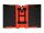 NEW LOOXS Doppeltasche "Nyborg Double MIK" Volumen red / black