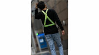 WOWOW Reflexschärpe "Cross Belt" SB-verpackt, 3M R fluoreszierend