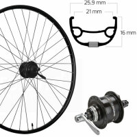 Vorderrad 28", Disc Centerlock, schwarz, SE, RIVAL...