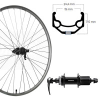 Hinterrad 28", Disc Centerlock, silber, SE, ZAC 19,...
