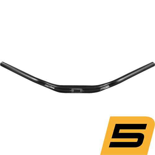 Bügel CITY CRUISER, ergotec, 37°, Ø = 31,8mm, Aluminium, schwarz