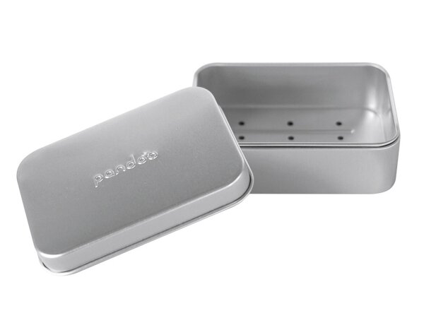 PANDOO Seifendose Aluminium