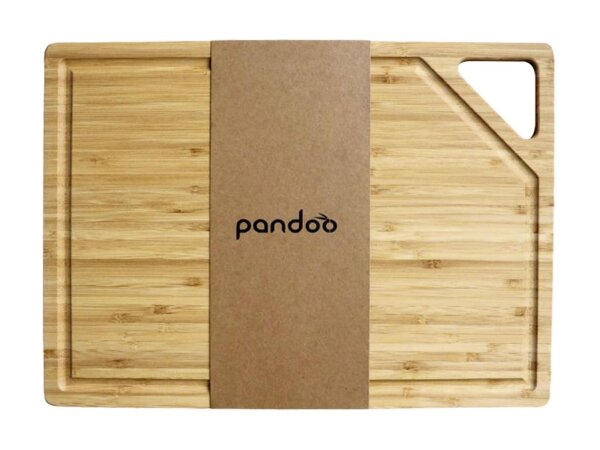 PANDOO Schneidebrett Bambus 39x28cm