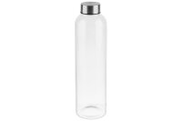 APS Trinkflasche Glas/18/8 1l Ø7,5cm H28,5cm