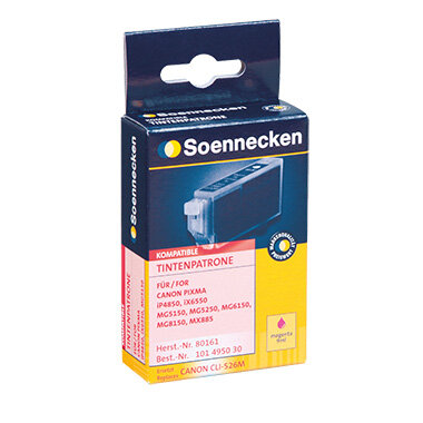 Soennecken Tintenpatrone 80161 Gr.1515 wie Canon CLI526M magenta