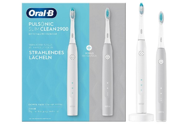 ORAL-B Zahnbürste Pulsonic Slim Clean 2900 DUOPACK