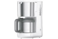 BRAUN Kaffeeautomat KF 1505 WH PurShine 9 Tassen Thermo...