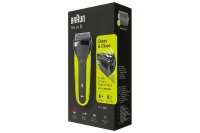 BRAUN Akkurasierer Series 3 - 300 schwarz/grün