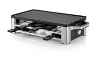 WMF Raclettegrill Lono 8 Pfännchen 8 Schieber 1500 Watt Cromargan matt 