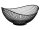 APS Obst-/Brotkorb Svart Metall 29,5x25,5x13,5cm
