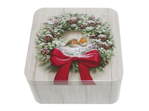 GAWOL Gebäckdose Rotkehlchen Ø15x15x7,5cm