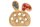 ZELLER PRESENT Snackteller Bambus Hase 23x19,5x1,8cm
