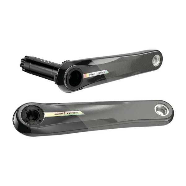 Kurbelarme SRAM Force D2 DUB 12f.,177,5, gr,Carb.,DM,o.Lag.u.Kettenb.