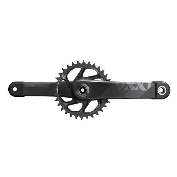 Kurbelgarnitur SRAM XX1 Eagle DUB SL 12-f,40Z,175mm,grau,DUB,DM,o.Lager