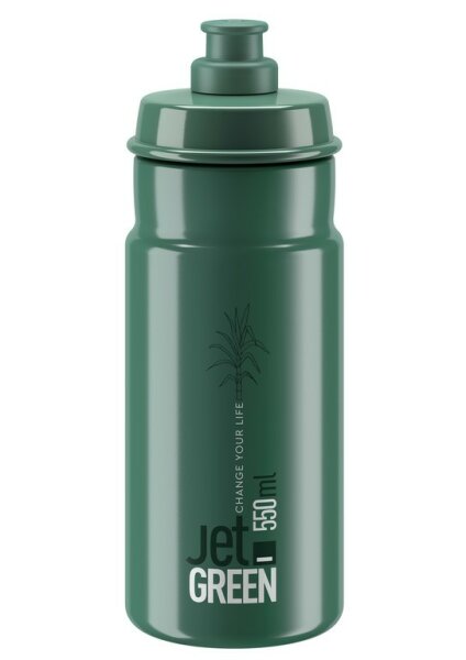 ELITE Trinkflasche "Jet Green + Jet Green Plus" SB 550 ml, dunkel