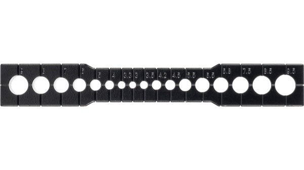 CONDOR Bohrschablone "9699" Universal, für Ø 3,0 - schwarz
