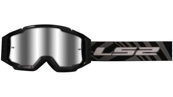 LS2 Crossbrille "Charger Pro" Iridium Vi schwarz