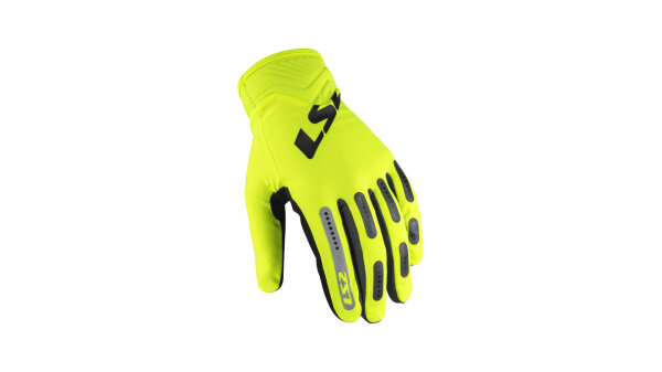 LS2 Handschuh "Bend Man" Herren, Material: Lycra u gelb / grau, G