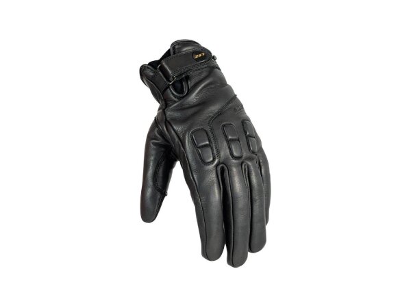 LS2 Handschuh "Jazz Man" Herren, Material: Rindsle schwarz, Gr. M