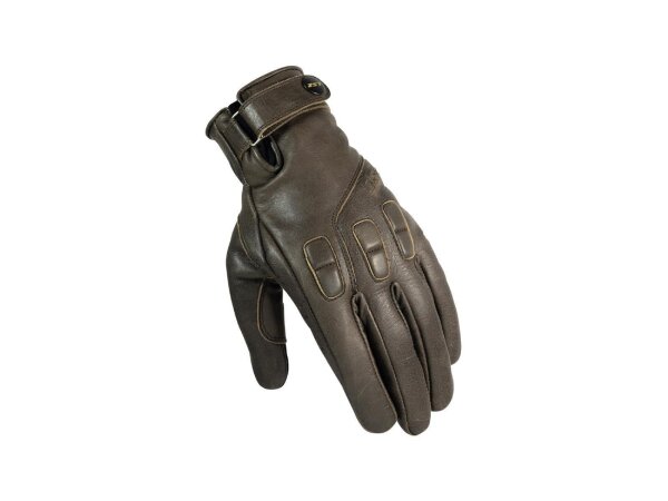 LS2 Handschuh "Jazz Man" Herren, Material: Rindsle braun, Gr. XL