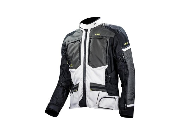 LS2 Jacke "Norway" Herren, Material: Oxford Polyes Gr. S, schwarz
