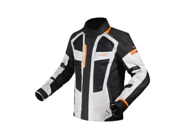 LS2 Jacke "Scout" Herren, Material: Oxford Polyest Gr. 3XL, schwa