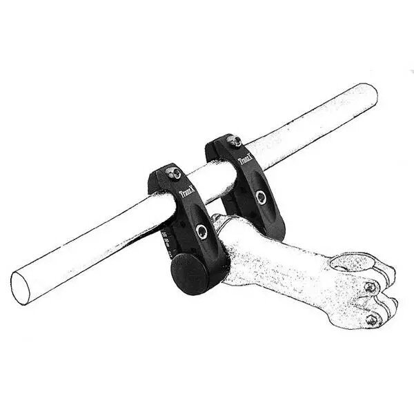 TranzX Doppelklemm-Adapter, black