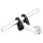 TranzX Doppelklemm-Adapter, black