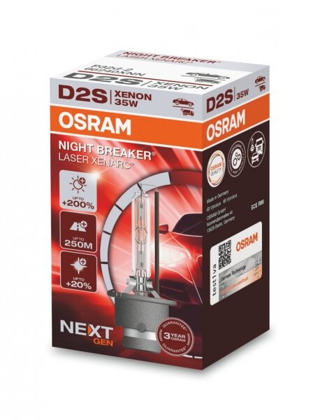 Osram D2S Night Breaker Laser NEXT GEN 66240XNN Xenon Scheinwerferlampe +200%