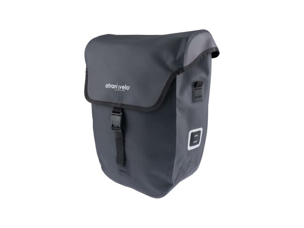 ATRANVELO Einzeltasche "Commuter Side" Volumen: 24 schwarz, wasse