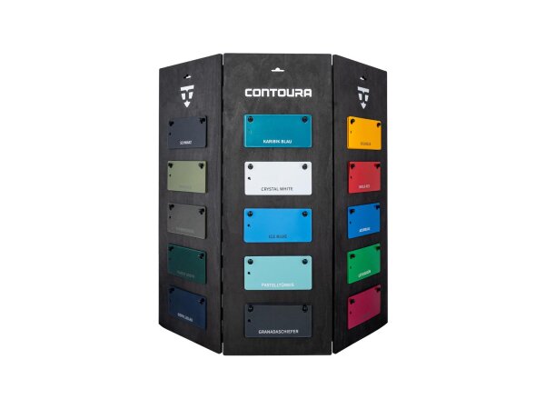 CONTOURA Farbplättchenpräsenter 30 Farbplättch